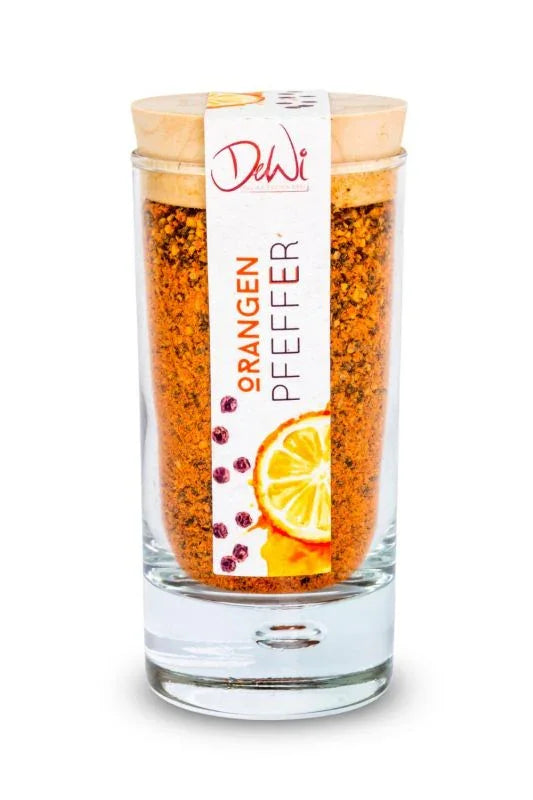 Orangen Pfeffer kleines Glas - feinkostgourmet