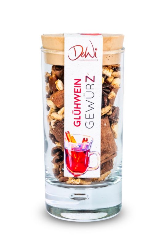 Glühwein Gewürz 2 DeWi Delikatessen Winkel Gewürze im Glas