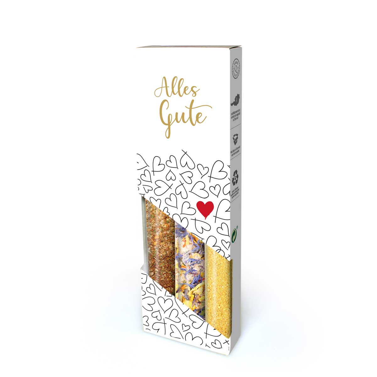 3er Set in Vitro – Alles Gute: Eine geschmackvolle Geste zum Verschenken.