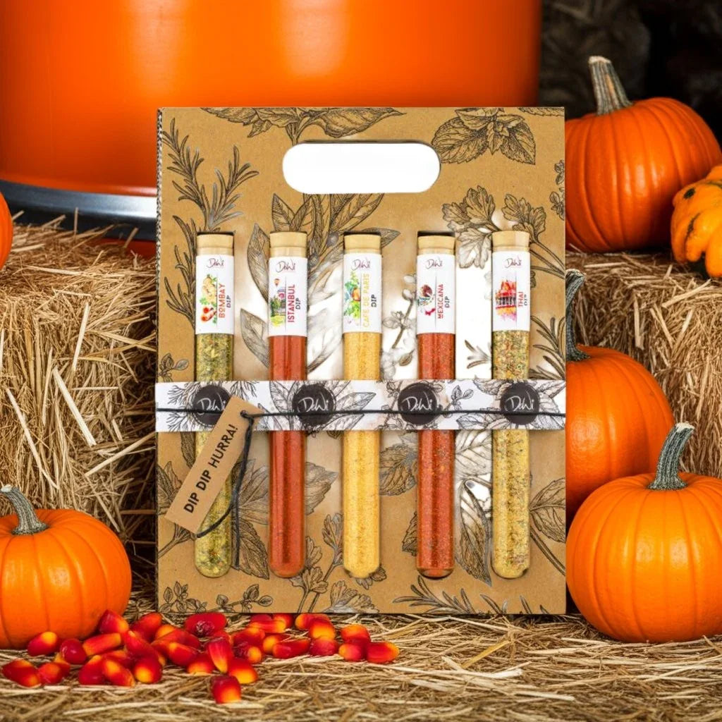 5er Geschenkset XL - Dip Set, Istanbul Dip, Bombay Dip, Café de Paris Dip - feinkostgourmet