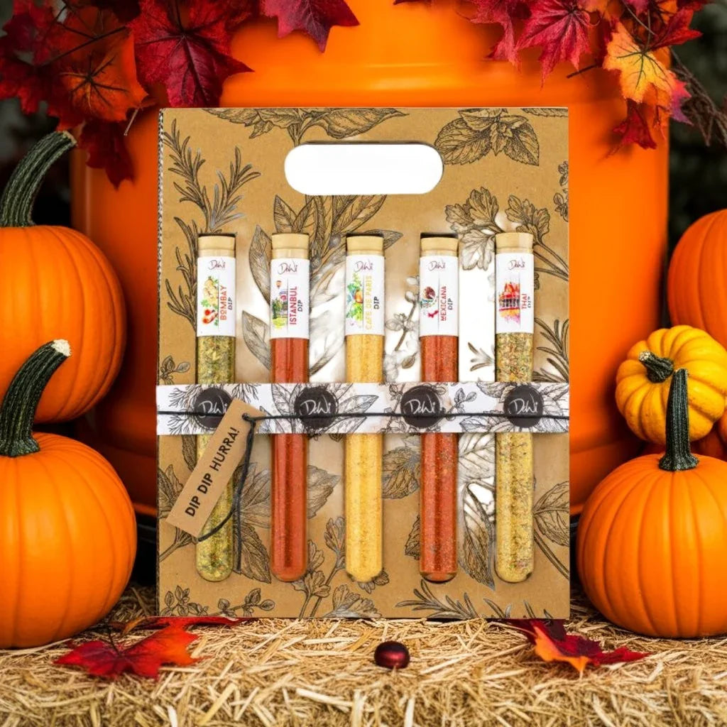5er Geschenkset XL - Dip Set, Istanbul Dip, Bombay Dip, Café de Paris Dip - feinkostgourmet