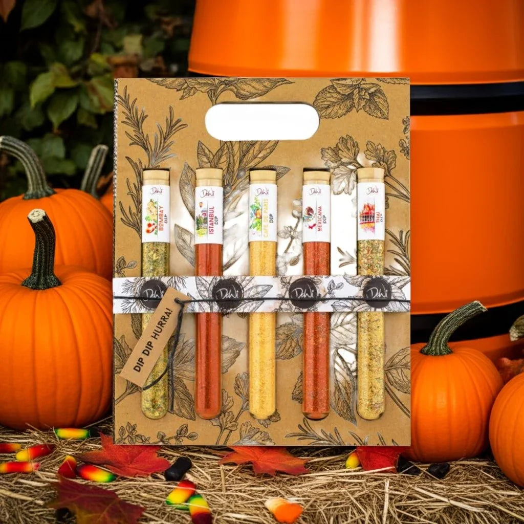 5er Geschenkset XL - Dip Set, Istanbul Dip, Bombay Dip, Café de Paris Dip - feinkostgourmet