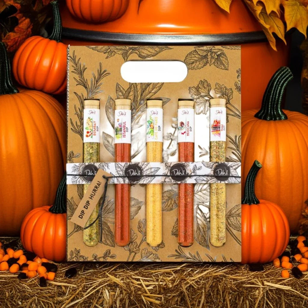 5er Geschenkset XL - Dip Set, Istanbul Dip, Bombay Dip, Café de Paris Dip - feinkostgourmet