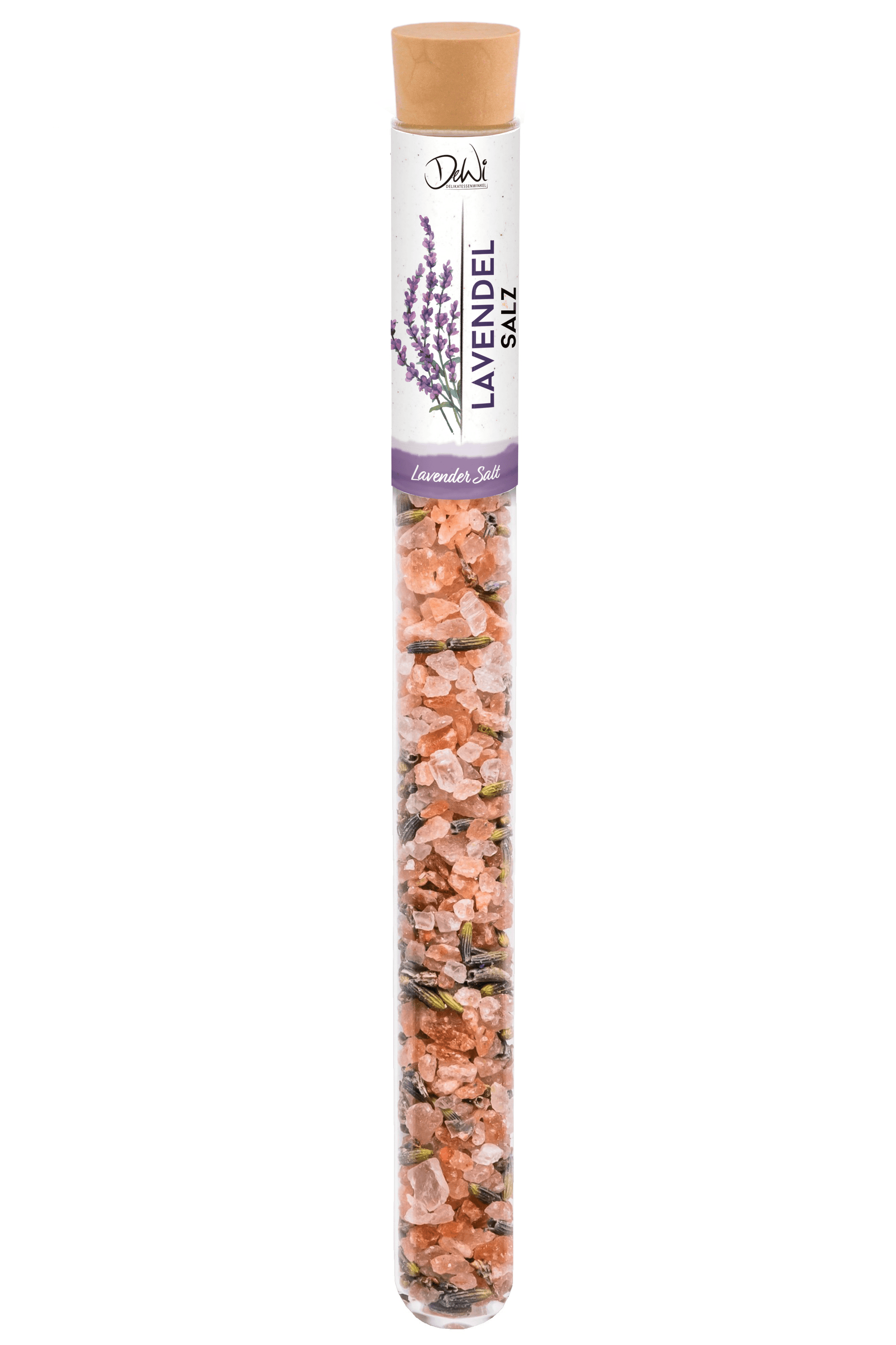 Lavendel Salz Spice Tube – Florale Eleganz trifft feine Würze.