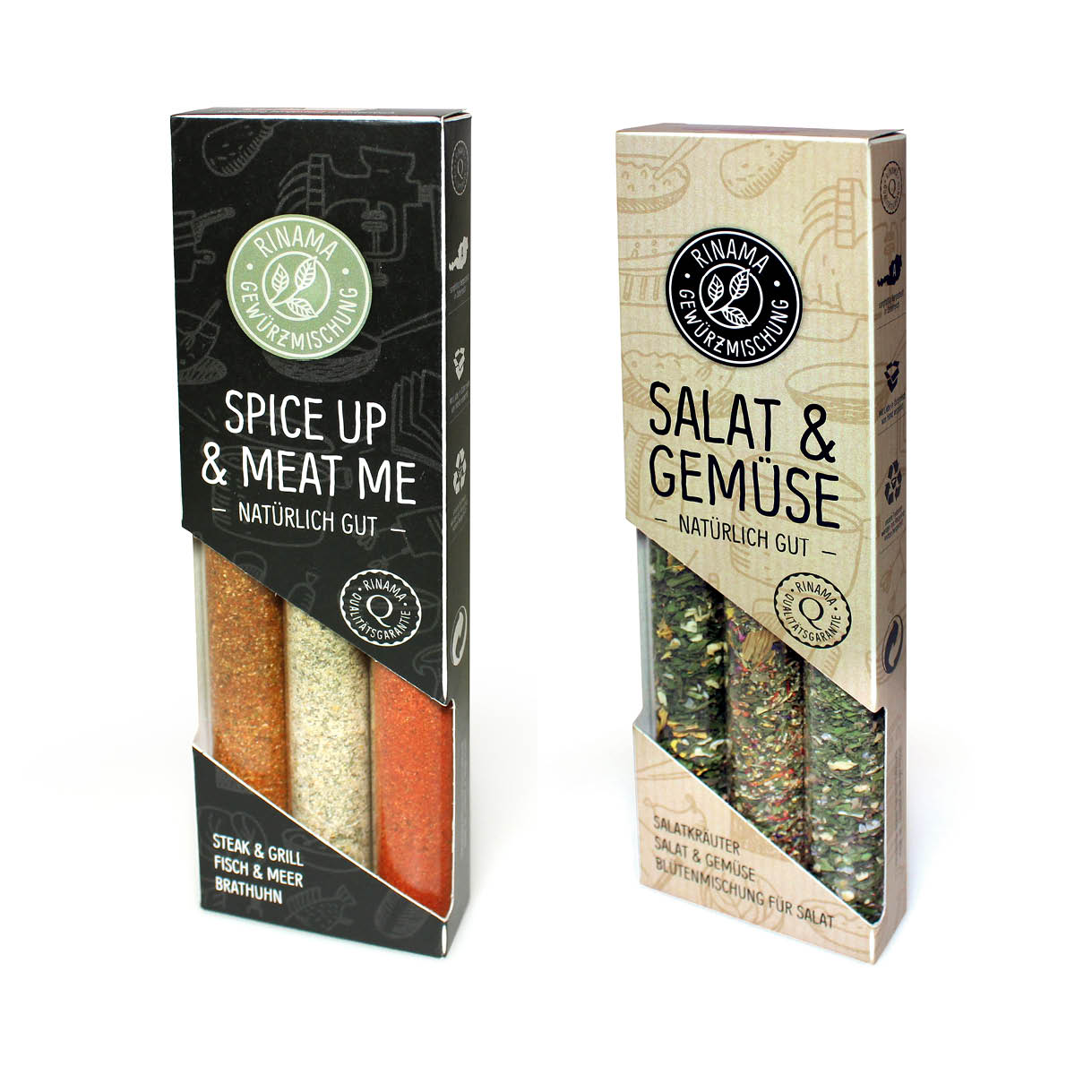 3er-Set in Vitro „Spice up – Meat me“ – Würze für echte Fleischliebhaber.
